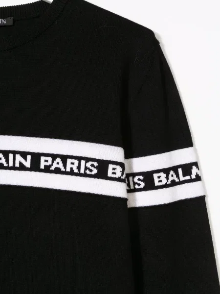 Bluza dziecięca Balmain czarna