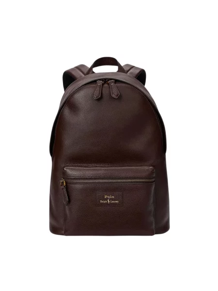 Polo Ralph Lauren plecak skórzany brązowy