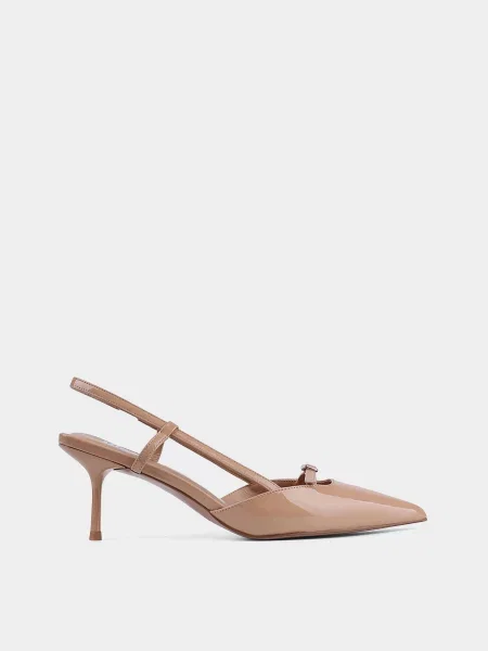 Кожаные туфли Miraton бежевые