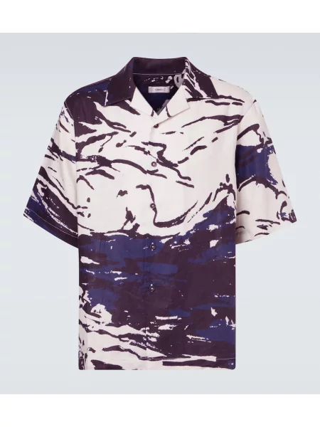 Cămașă Commas de in cu imagine