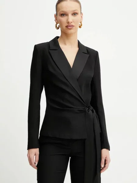 Sako Marciano Guess VITTORIA jednoredno zakopčavanje bez uzorka crna