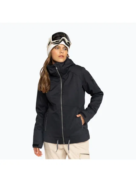 Geacă de snowboard pentru femei ROXY Meade true black negru