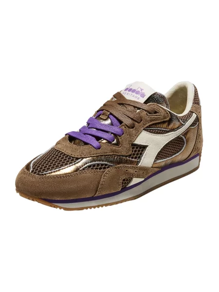 Sneakersy Diadora brązowe