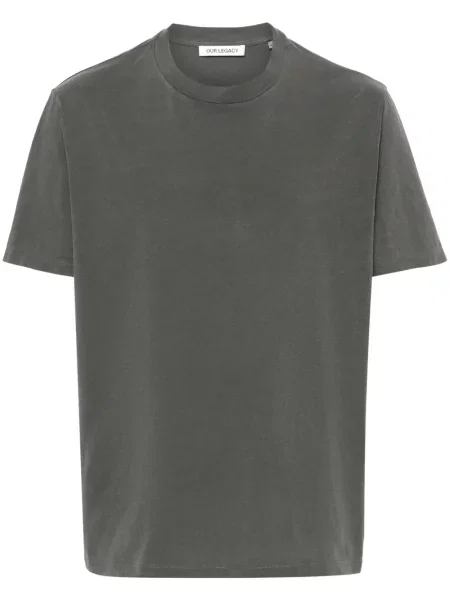 Tricou Our Legacy cu decolteu în U gri