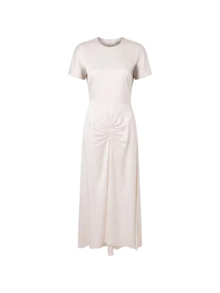 Scurt rochie midi Victoria Beckham alb