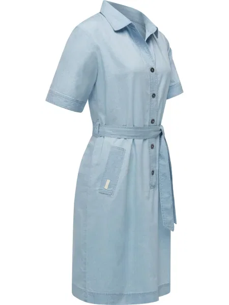 Ragwear Rochie tip bluză Rozyna deschis albastru