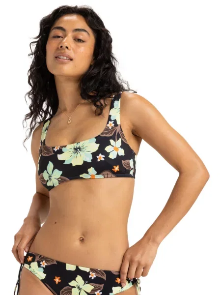Stanik bikini typu bralette dla Kobiety PT BEACH CLASSICS czarne