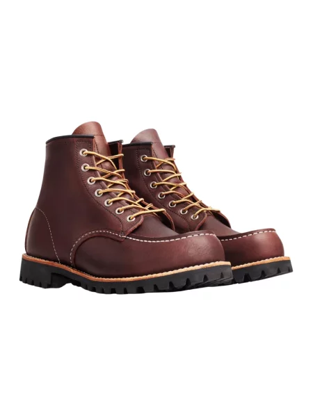 Botki Red Wing Shoes skórzane klasyczne czerwone