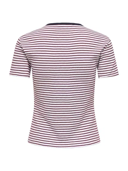 ONLY Tricou ONLKARI ciclam alb