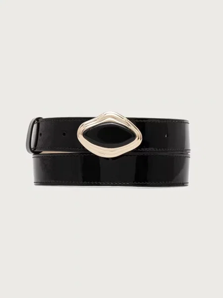 Guess curea pentru femei din piele x LEONIE HANNE negru