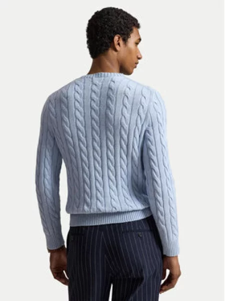 Polo Ralph Lauren pulover za muškarce od pamuka plava