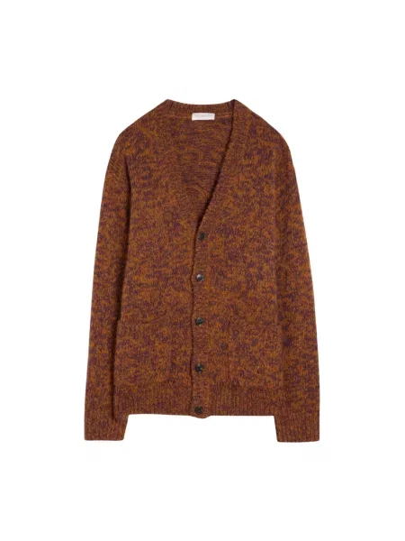 Kardigan Dries Van Noten wełniany brązowy