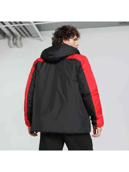 Демісезонна куртка PUMA Ferrari Style Pdd Jkt комбінований верх чорний