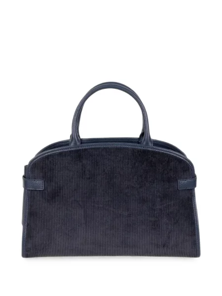 Samt shopper torbica Coccinelle plava