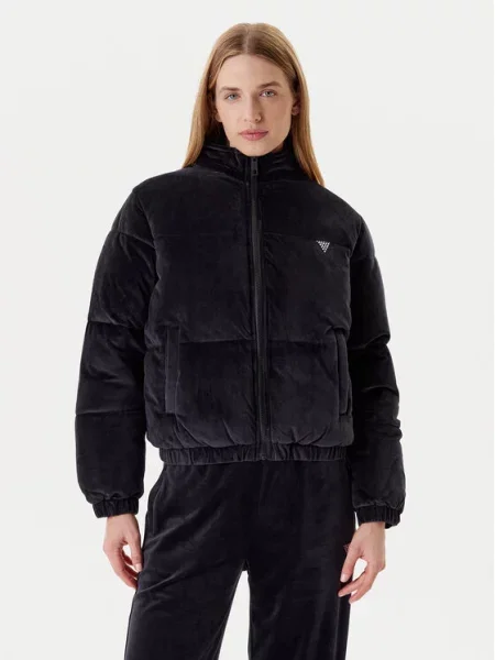 Μπουφάν χειμωνιάτικο Guess μαύρο