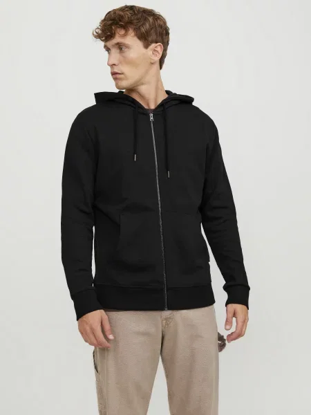 Кофта JACK & JONES бавовна/поліестер чорний