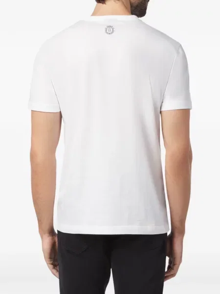 Tricou Billionaire cu imagine cu decolteu rotund alb