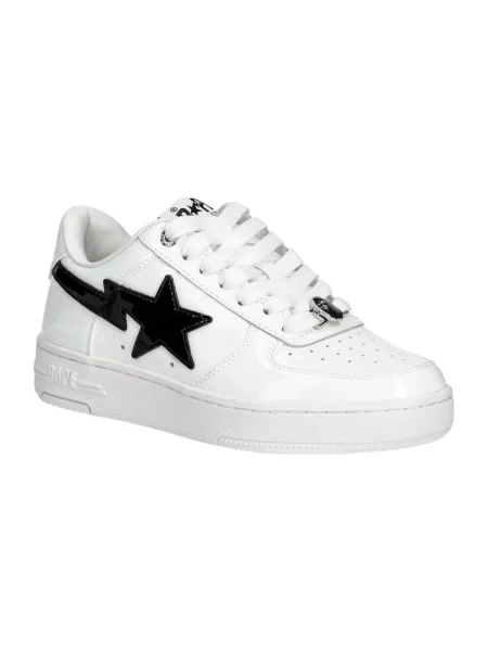 A Bathing Ape sneakersy skórzane BAPE STA #1 białe