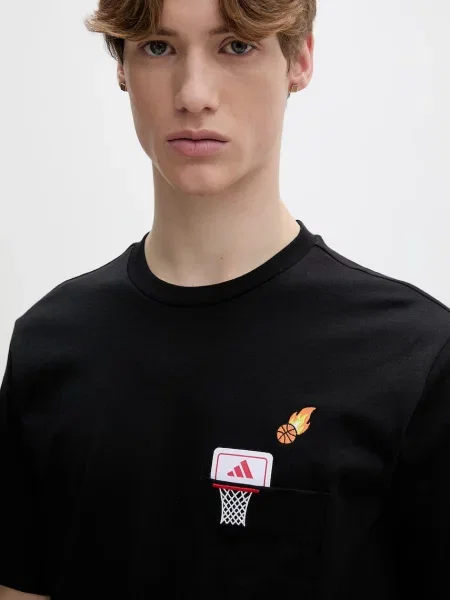 Мини футболка Adidas с вышивкой