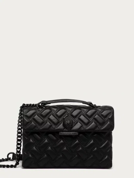 Kurt Geiger De piele geantă poștaș KENSINGTON negru