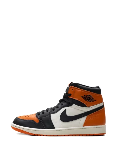 Sneakerși Jordan Air Jordan 1 din piele roșu