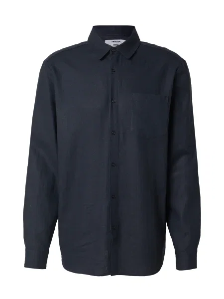 DAN FOX APPAREL Cămașă Taha bleumarin