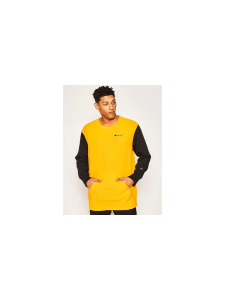 Champion Premium Crewneck Sweatshirt Mężczyźni Bluzy i bluzy z kapturem Champion Pomarańczowy Size: L czarna