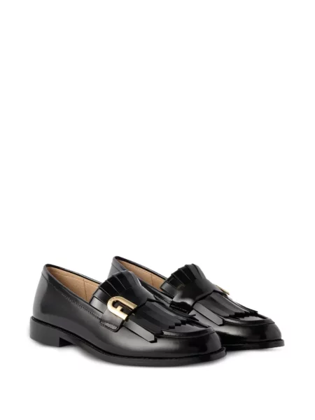 Pantofi loafer Furla negru
