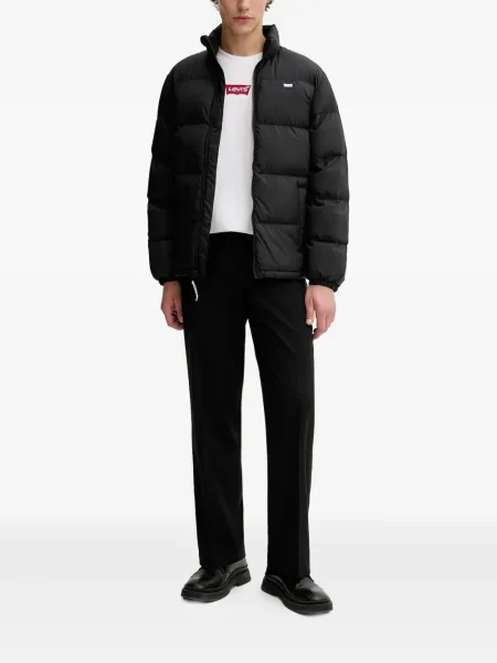 Zateplená kostkovaná džínová bunda Levi's modrá