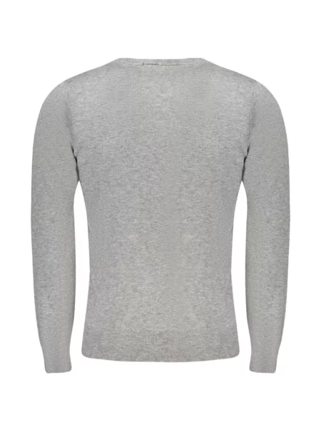 Pulover Cavalli Class cu decolteu rotund gri