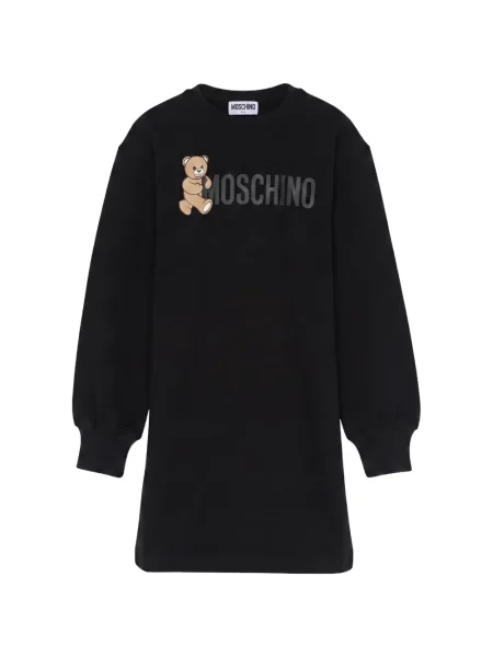 Sukienka dziecięca Moschino czarna
