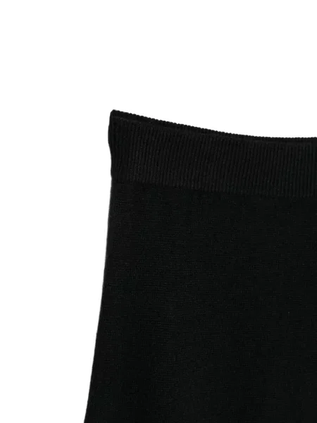 Fustă midi Lisa Yang din cașmir în linie A negru