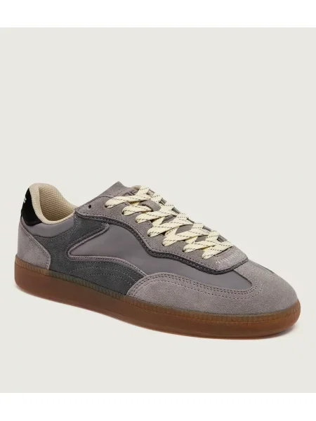 HOFF Sneakers Park | piele întoarsă gri