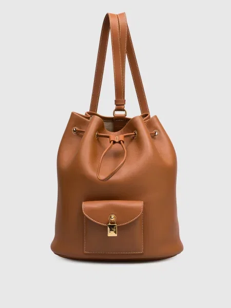 Шкіряний рюкзак Extra Loro Piana коричневий