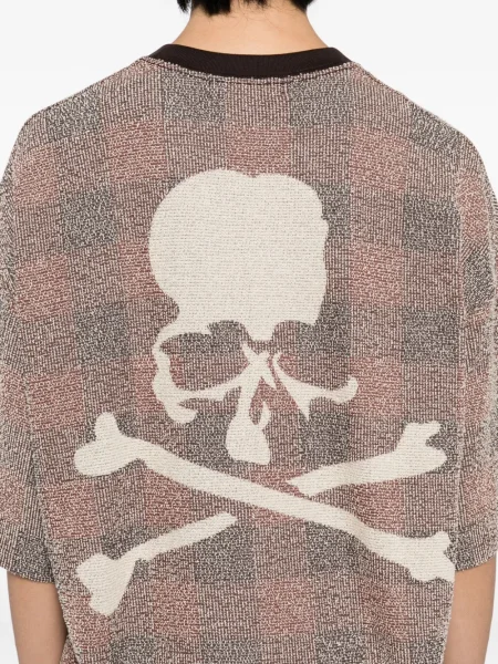 Tricou Mastermind World cu broderie maro