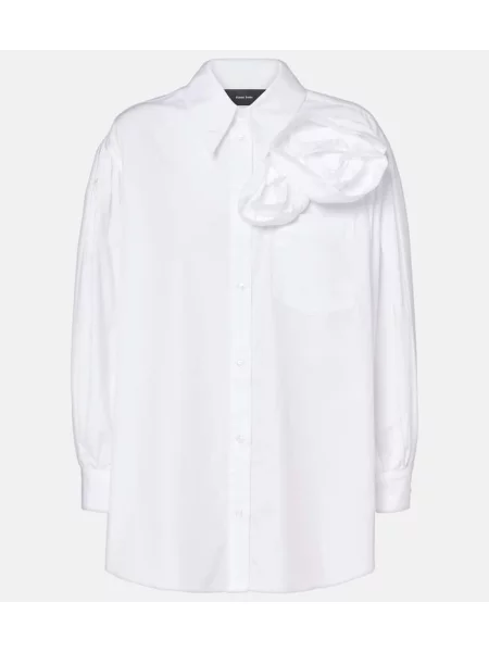 Cămașă Simone Rocha cu model floral alb