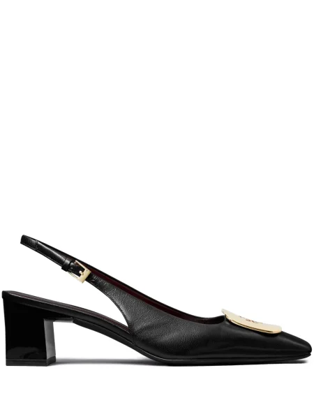 Pantofi cu toc Tory Burch slingback negru