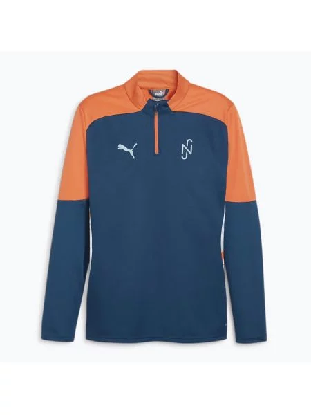 Bluza piłkarska PUMA Neymar Jr Creativity Zip Top ocean tropic/hot heat