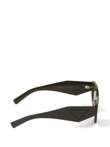 Ochelari de soare Prada Eyewear cu autograf verde