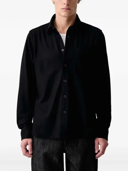 Μακρύς πουκάμισο Rag & Bone μαύρο
