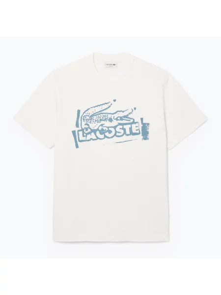 Lacoste férfi póló liszt/mészkő. Méret: S fehér