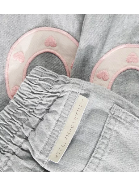 Τζιν με ίσιο πόδι Stella Mccartney γκρι