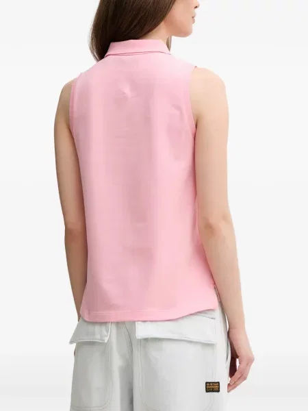 Αμάνικο polo Gant ροζ
