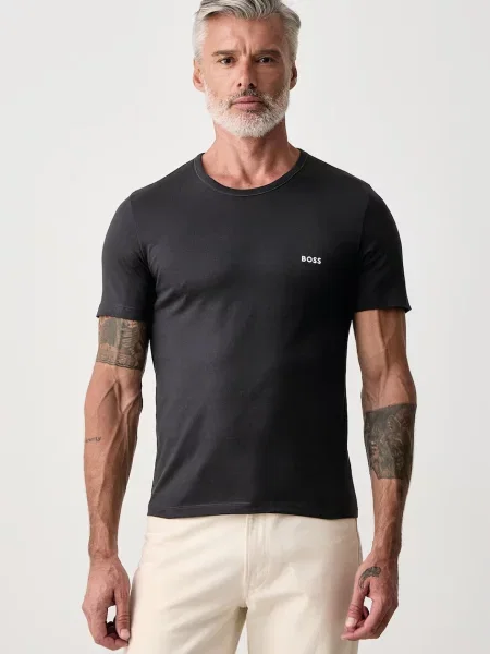 BOSS tričko pánske TShirtRN 3P Classic modrá