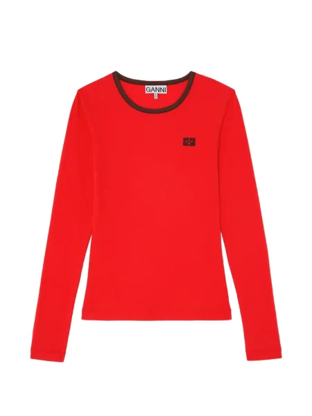 Tricou Ganni roșu