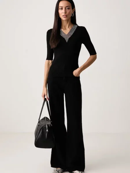 DKNY pulover pentru femei negru