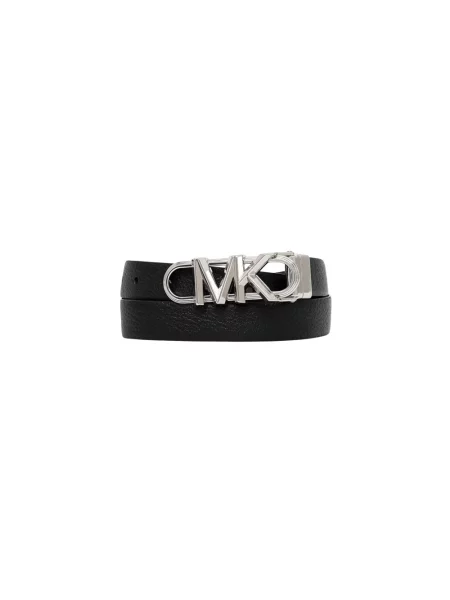 MICHAEL Michael Kors pasek dwustronny czarny