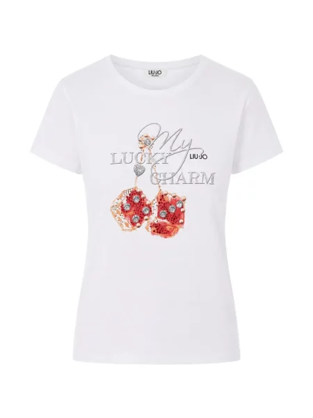Tricou Liu Jo cu imagine alb
