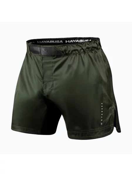 Pantaloni scurți de antrenament pentru bărbați Hayabusa Core Fight green verde
