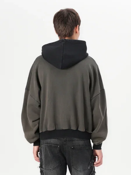 Atelier de roupa Tréning dzseki sötétszürke fekete